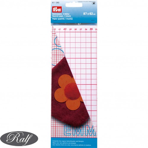 Foaie dreptunghiulara tipar - 87,5x62,5 cm - Prym 611280